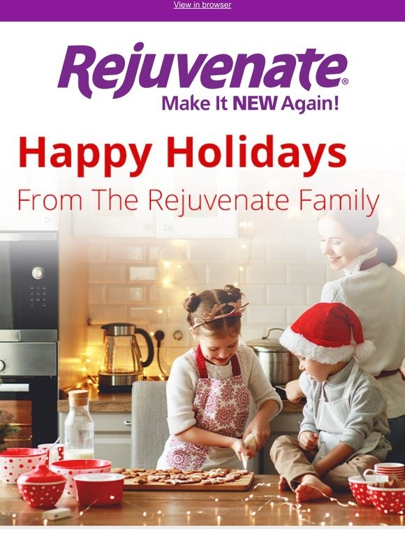 -Happy Holidays From Rejuvenate!