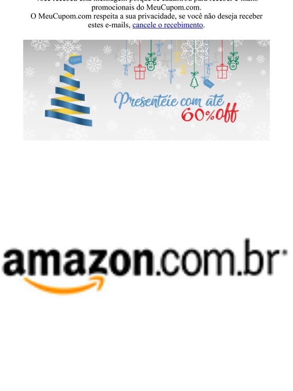 Tem certeza que não esqueceu de ninguém? Complete a lista de presentes com cupons de até 60% OFF
