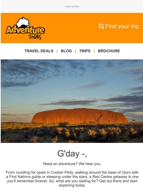 Discover unmissable Red Centre