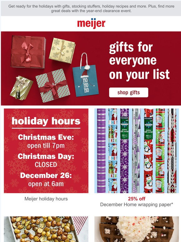 Meijer 3 Days until Christmas + Gifts up to the Last Minute Milled
