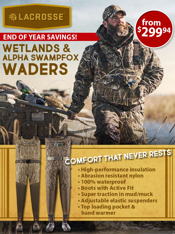 lacrosse swampfox waders