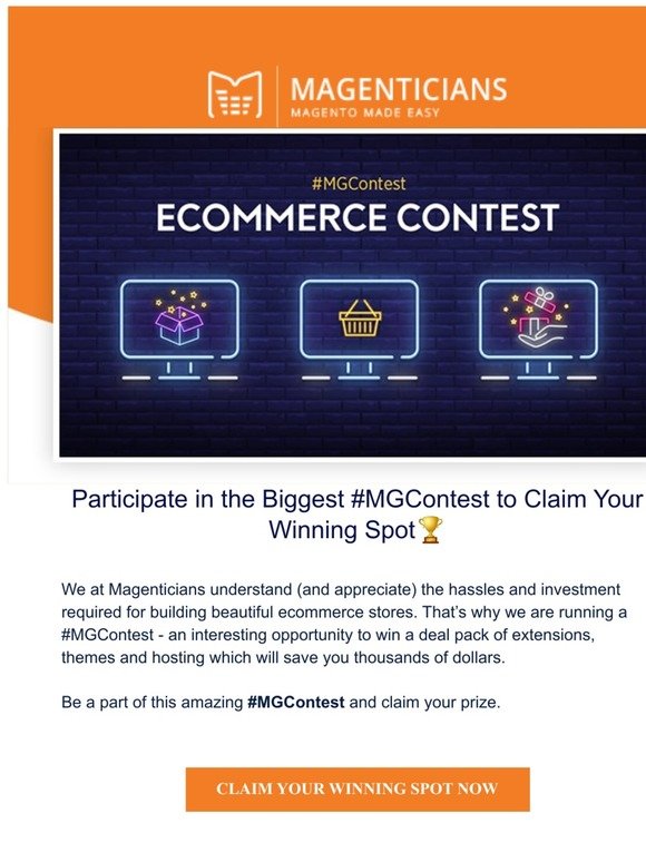 #MGContest: Win up to 100% OFF on Premium Ecommerce Tools