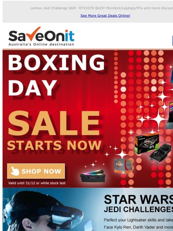 🎄Boxing Day Sale! Big Savings on GPU/CPU/SSD/Laptop and more! 🎄