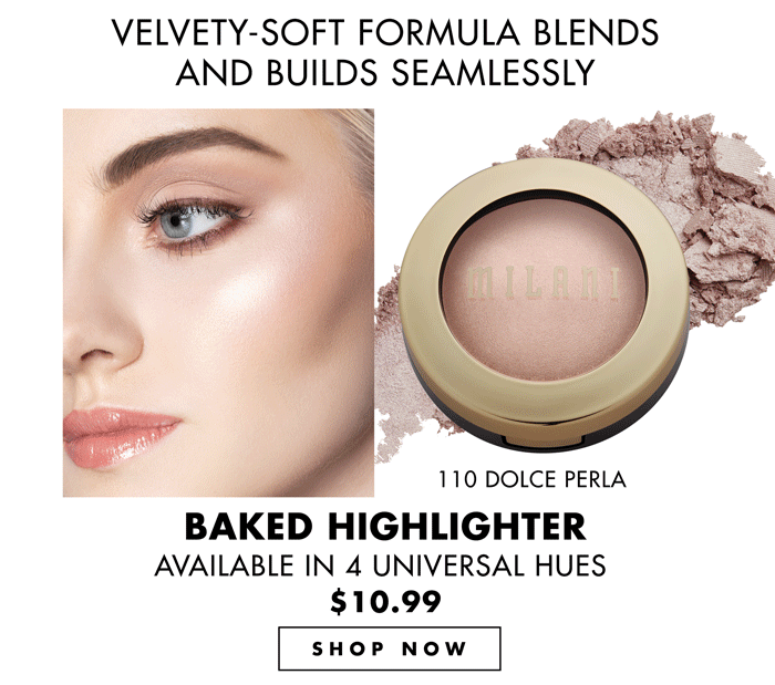 milani baked highlighter 110 dolce perla