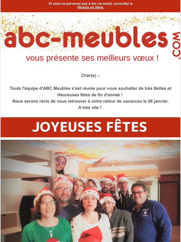 ✨ ABC vous souhaite de joyeuses fêtes✨
