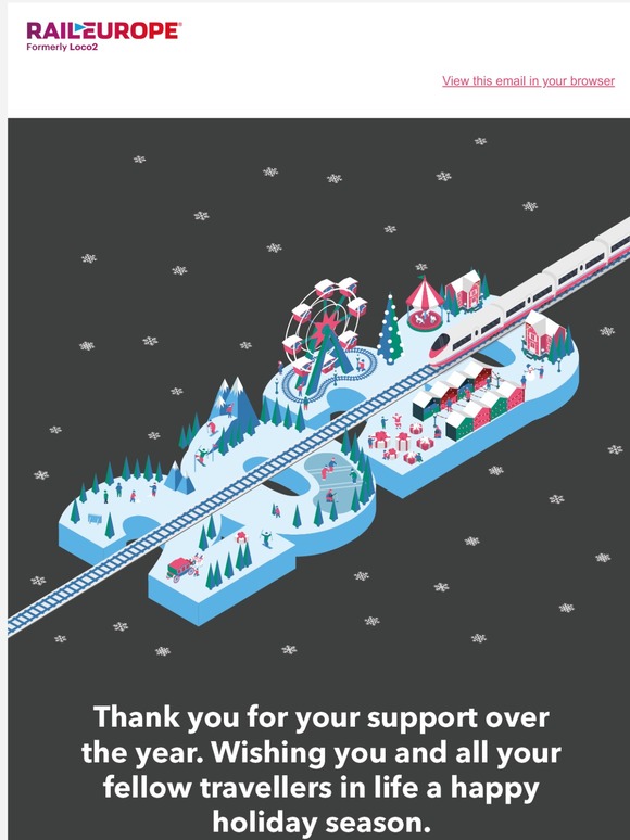 Happy Christmas from everyone at Rail Europe UK