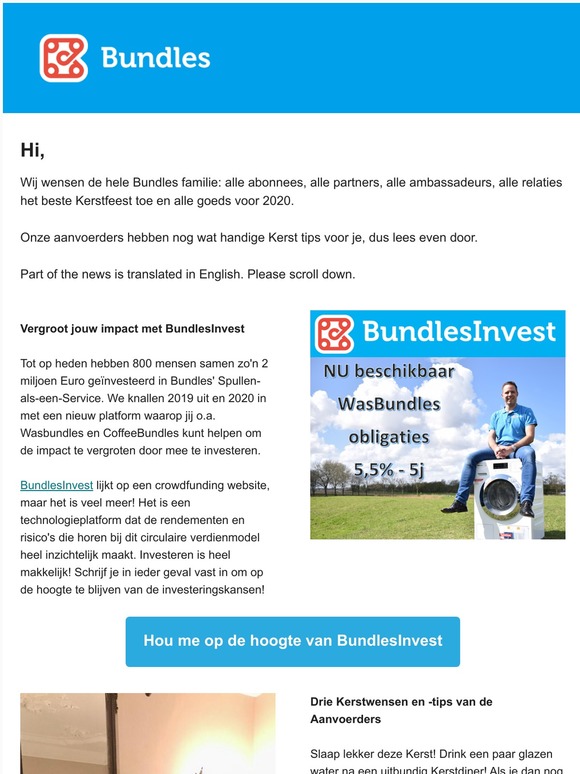 Vrolijk Kerstfeest van Bundles - 3 handige tips voor jou!