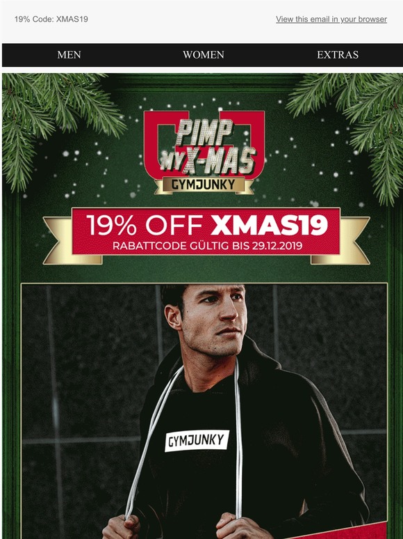 XMAS DEALS 💥 19% OFF mit XMAS19
