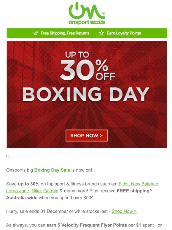 new balance boxing day sale