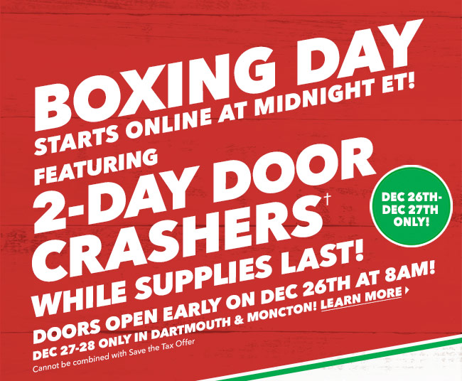 Golf Town Boxing Day Deals Start At Midnight Et Online Milled