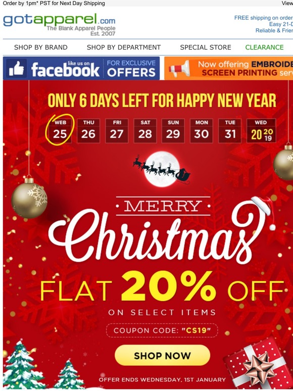 Merry Christmas!💖Save 20% off 🎅