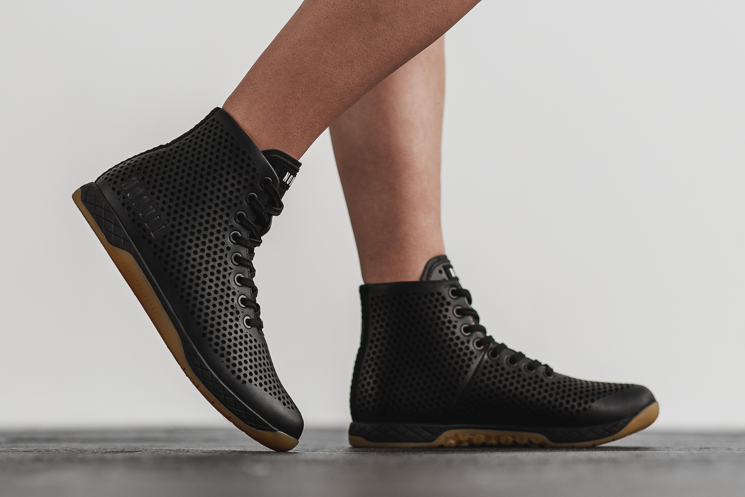 black gum trainers