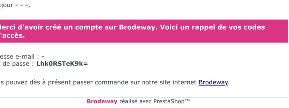 [Brodeway] Bienvenue !