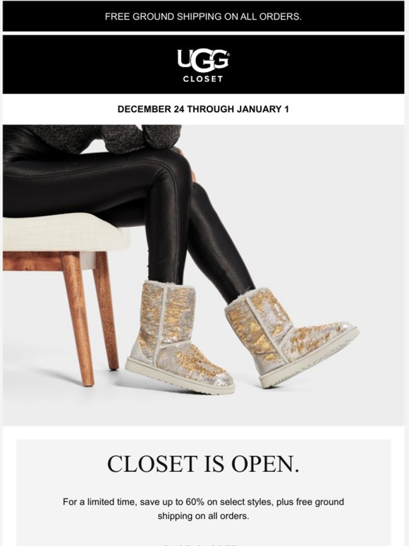 UGG: Closet reopens | Milled