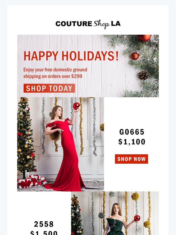 🎁🎄 A late Christmas gift! Free shipping on orders over $299