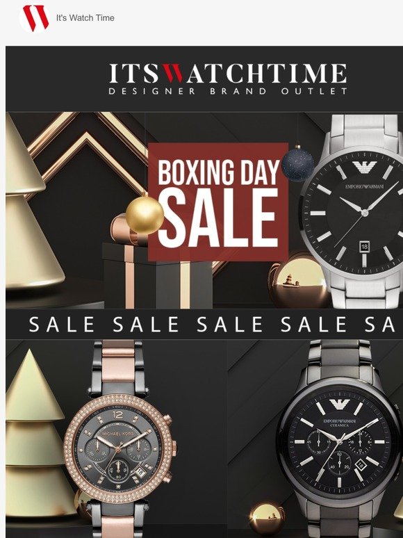 ☰ It's time for Boxing Day Sale!