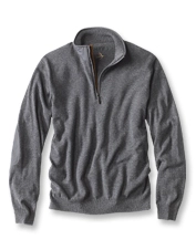 quail creek button mock pullover