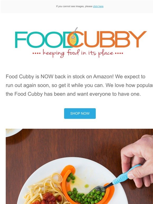 FOODCUBBY Back In Stock Now!