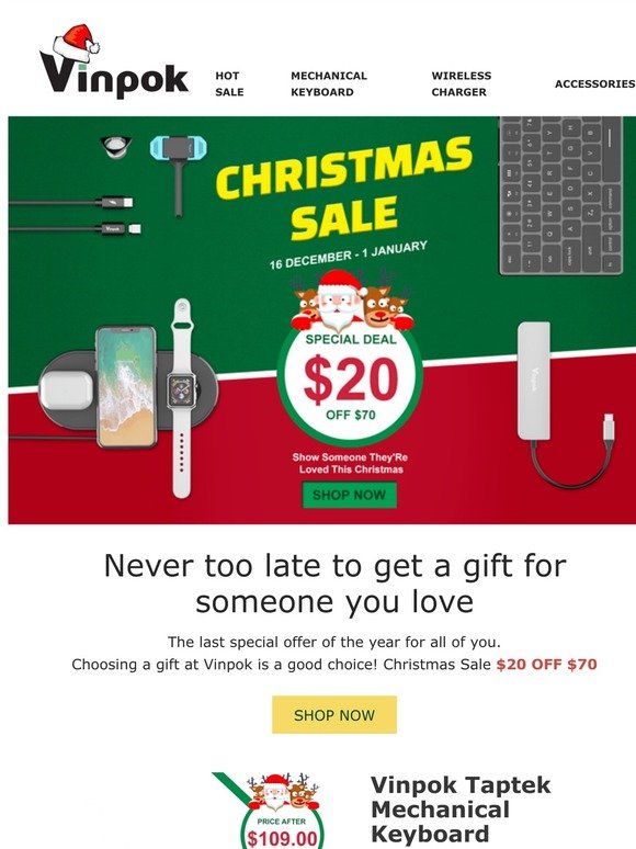 Are you sure you don't open this email for Vinpok's last special offer?