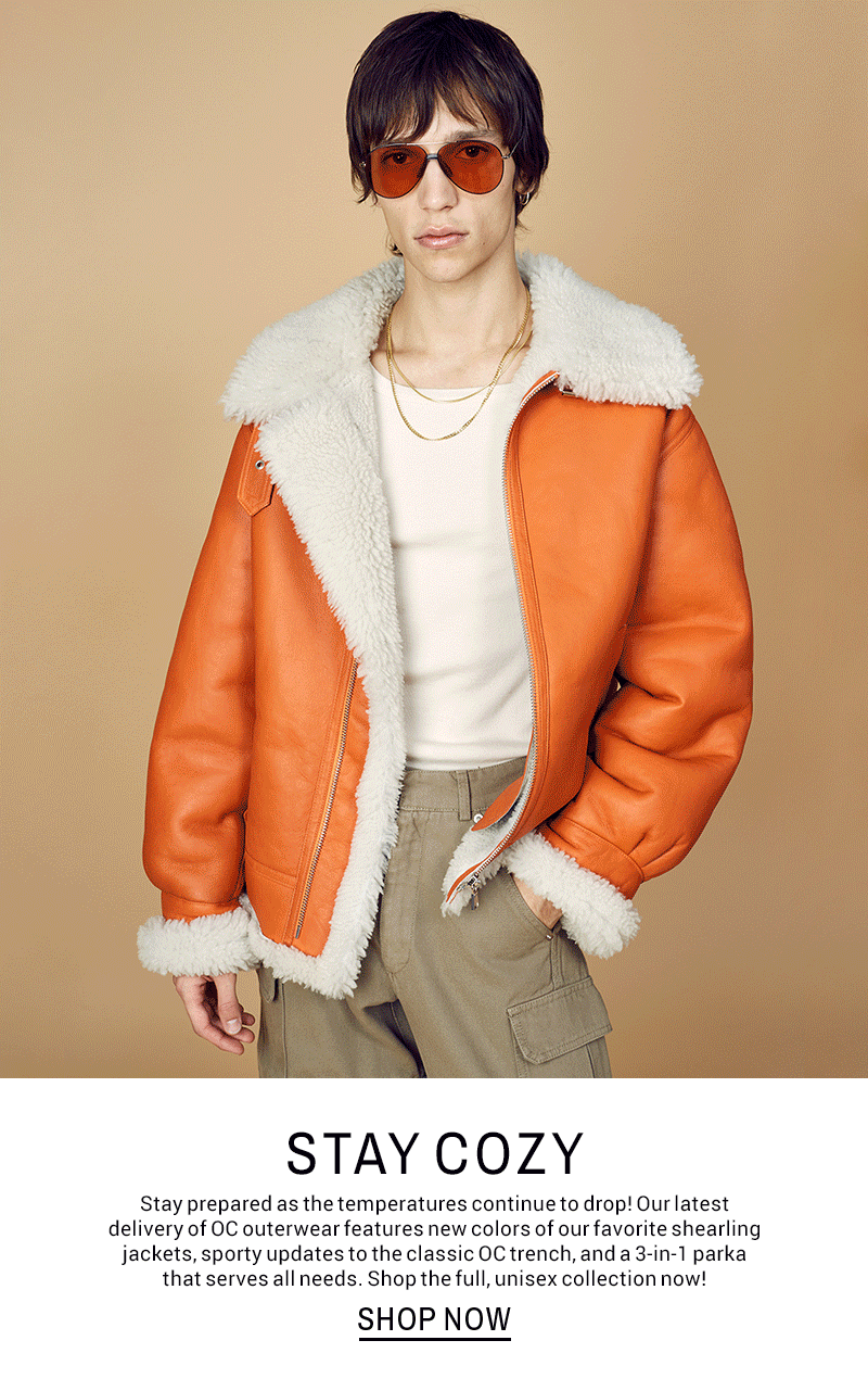 opening ceremony shearling jacket