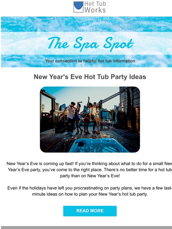 Hot Tub Works New Year's Eve Hot Tub Party Ideas Milled