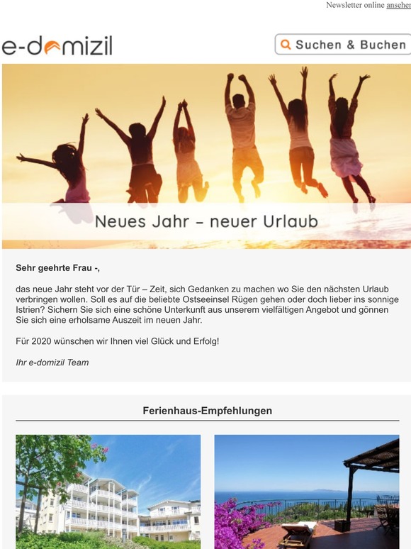Unsere Tipps für Ihren Urlaub im neuen Jahr! ❤