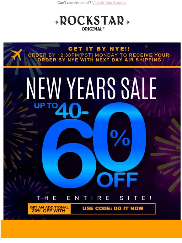 Rockstar Original Rockstar New Years SALE UP TO 60 OFF Milled