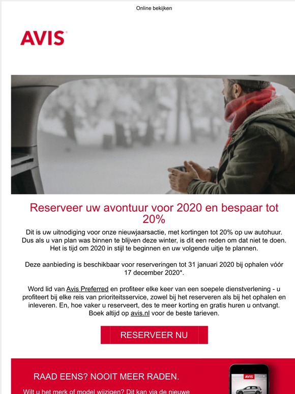 Tot 20% korting
