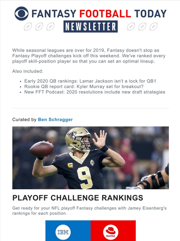 Cbs Sports Playoff Challenge Preview Early 2020 Rankings Milled