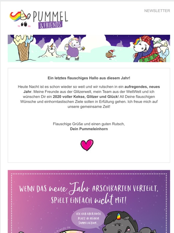 Flauschig ins neue Jahr!