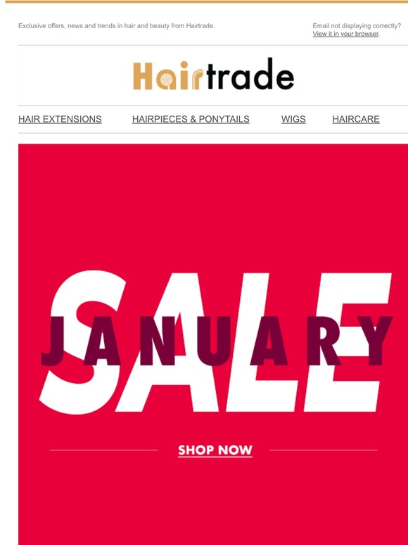 January SALE | Save £££'s on your favourite haircare brands 💛