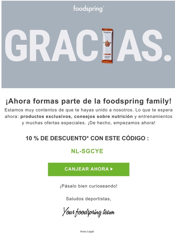 Gracias por suscribirte a la newsletter