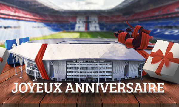 Olympique Lyonnais Nous Vous Souhaitons Un Joyeux Anniversaire Milled