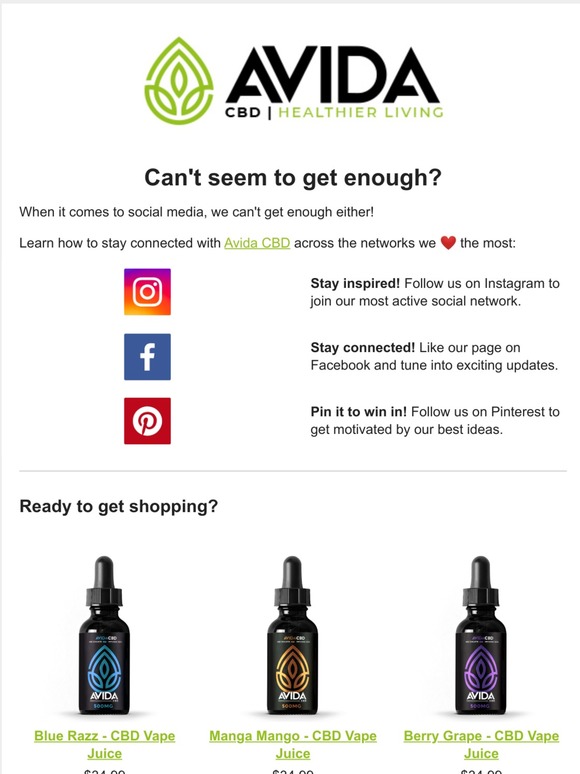 Follow us on social media!