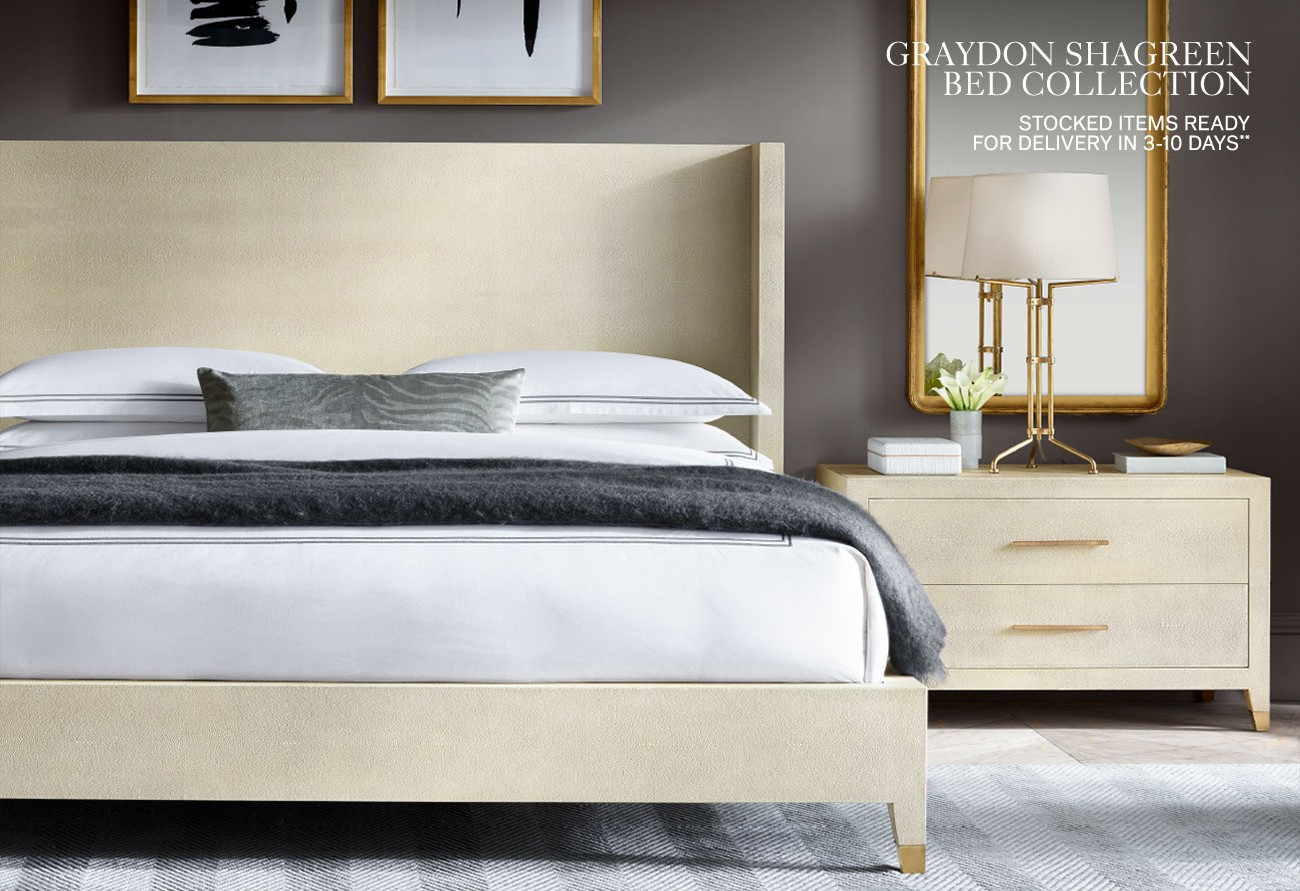 Restoration Hardware Art of Shagreen. The Graydon Collection. Milled