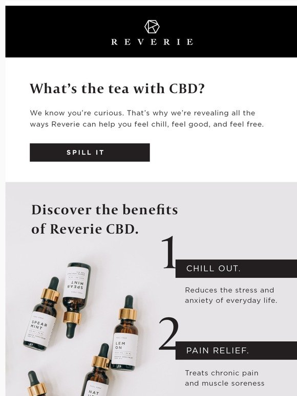 What’s the tea with CBD?