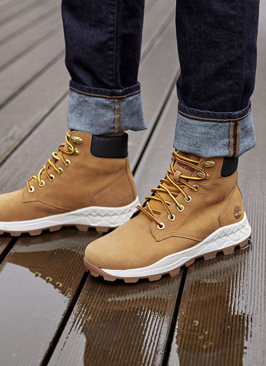 brooklyn 6 inch boot for men in yellow