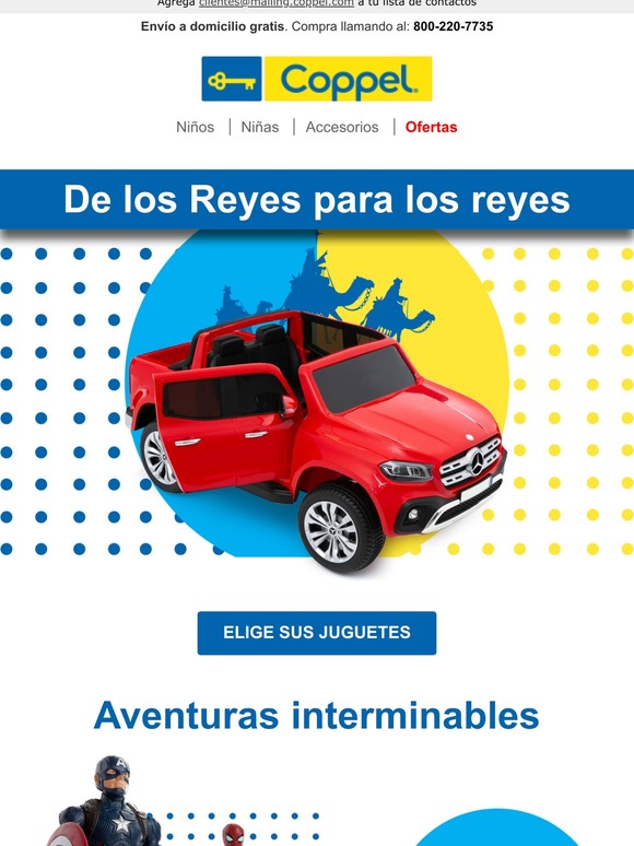 Coppel Más juguetes para los reyes del hogar👶👧👦 Compra aquí sus