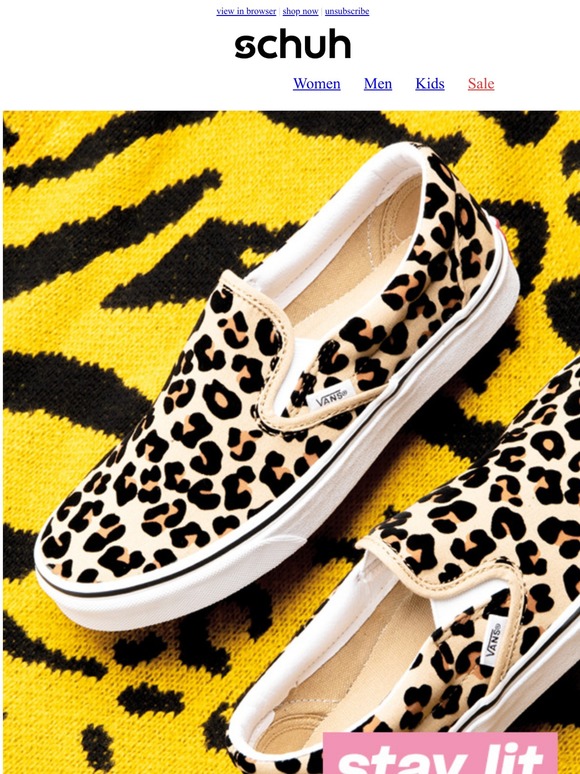 schuh leopard print trainers