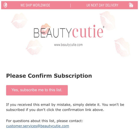 Beauty Cutie Beautycutie Com Newsletters Please Confirm Subscription Milled