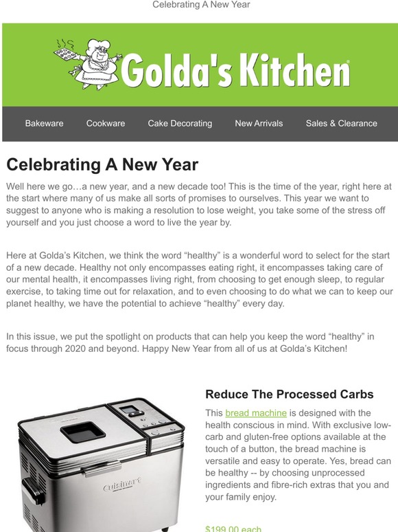 Celebrating The New Year With Golda's Kitchen