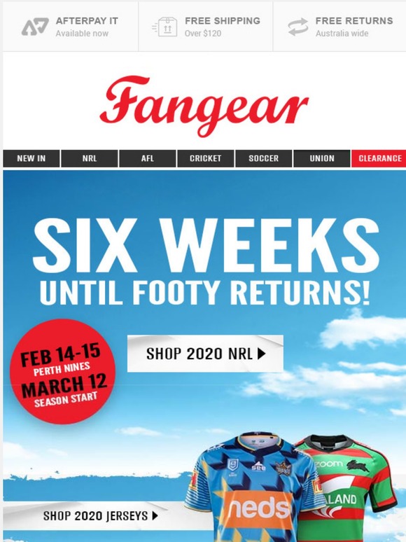 NRL Countdown | 6 Weeks