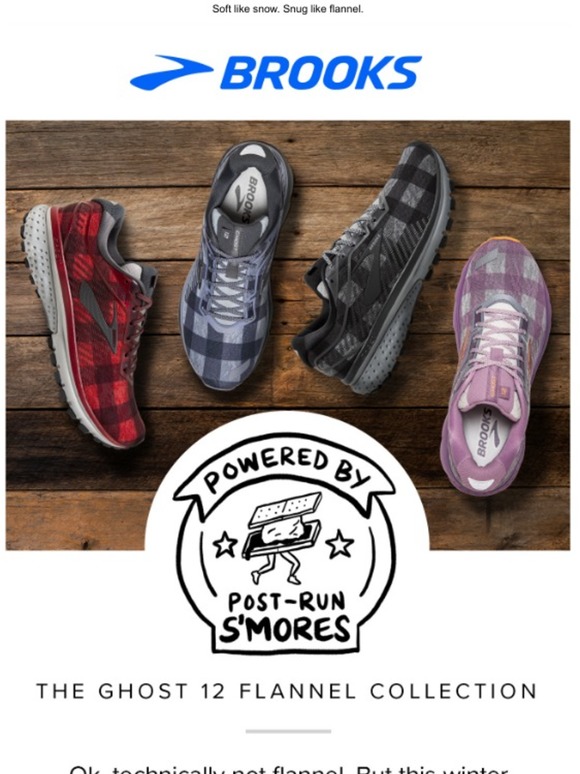 brooks ghost 12 red plaid