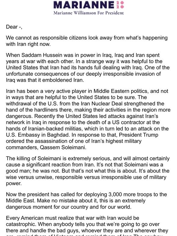 The United States and Iran