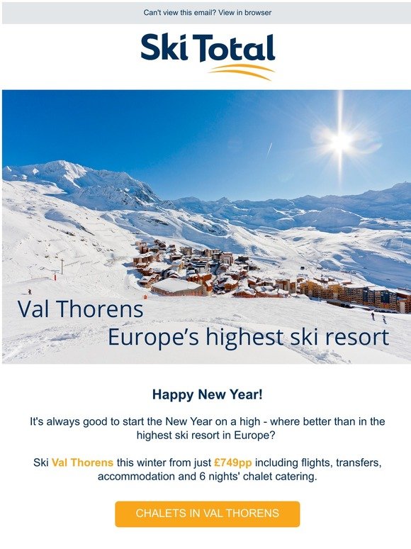 Val Thorens - Europe's highest ski resort