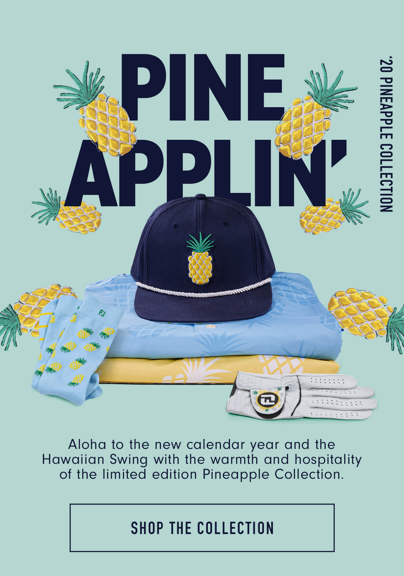 Footjoy pineapple hat Clearance
