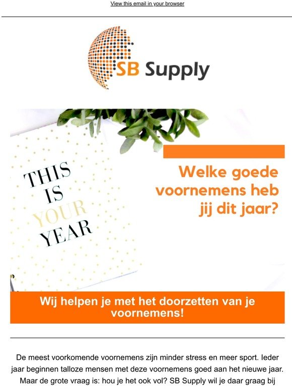 SB Supply wenst je een gelukkig nieuwjaar! 🎆🎉🎊