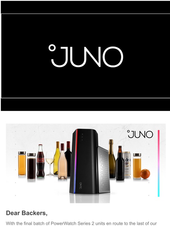 Juno - Rapidly Chill Wine, Beer, Coffee and More In Just Minutes