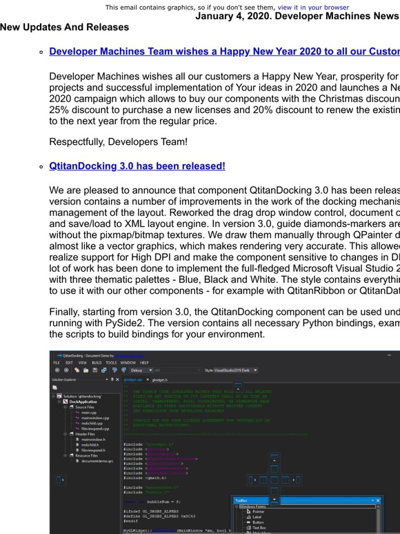 January 4, 2020. Developer Machines News