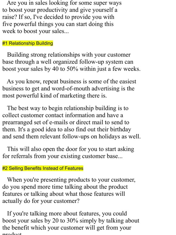 Salespeople: How to Double Your Sales